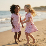 Short Sleeve Nightdress - Raspberry