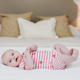 Romper With Trim - Raspberry