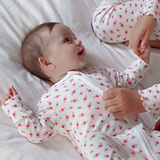 Sleepsuit With Trim - Rose