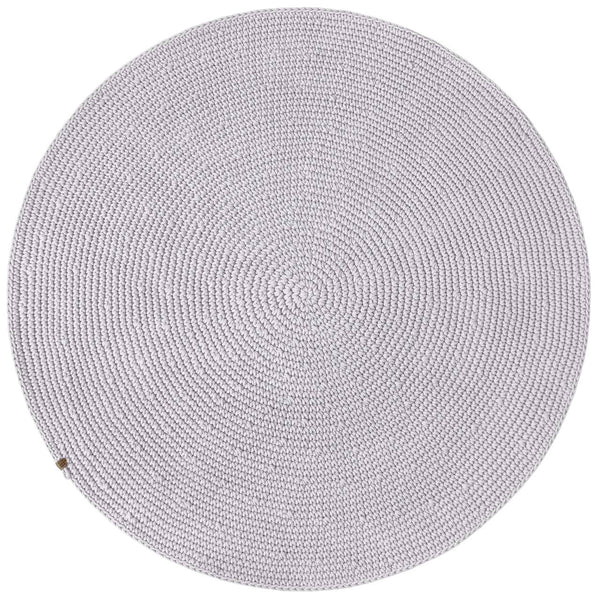 Crochet Rug SAGA | LIGHT GREY