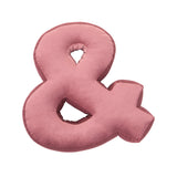 Betty's Home Rose Velvet Alphabet Cushion