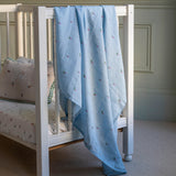 Extra Large Organic Baby Muslins, Set of 2 - Little Farm / Radish