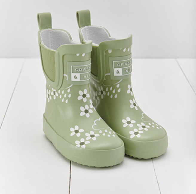 Grass & Air - Shortie Floral - Spring Green