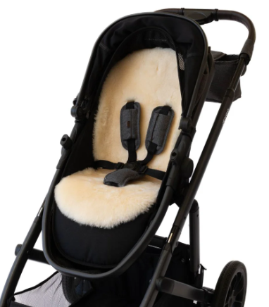 Naturally Sheepskins-Baby Sheepskin Snuggler Pramliner - Natural