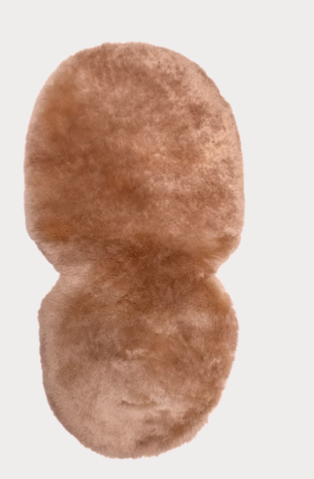 Baby Sheepskin Snuggler Pramliner - Rose Gold