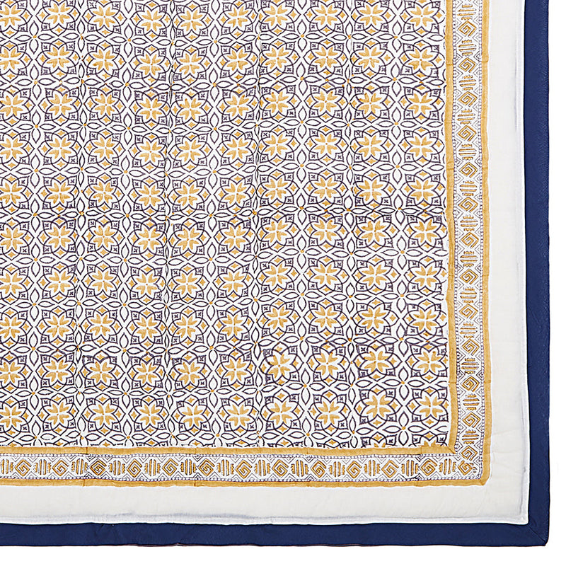 Seminyak Blue Cotton Quilt