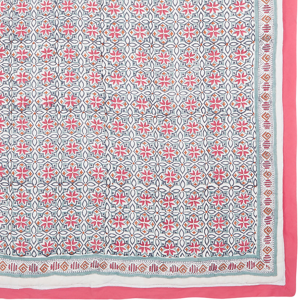 
                      
                        Seminyak Pink Cotton Quilt
                      
                    