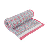 Seminyak Pink Cotton Quilt