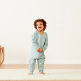 ergoPouch - Organic Winter Long Sleeved Sleep Onesie - Sage 2.5 TOG