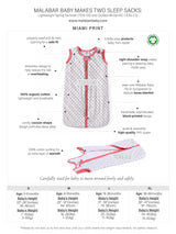 TOG 2.2 (Quilted) - Miami Wearable Baby Sleep Sack