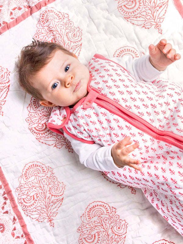 TOG 2.2 (Quilted) - Pink City Wearable Baby Sleep Sack