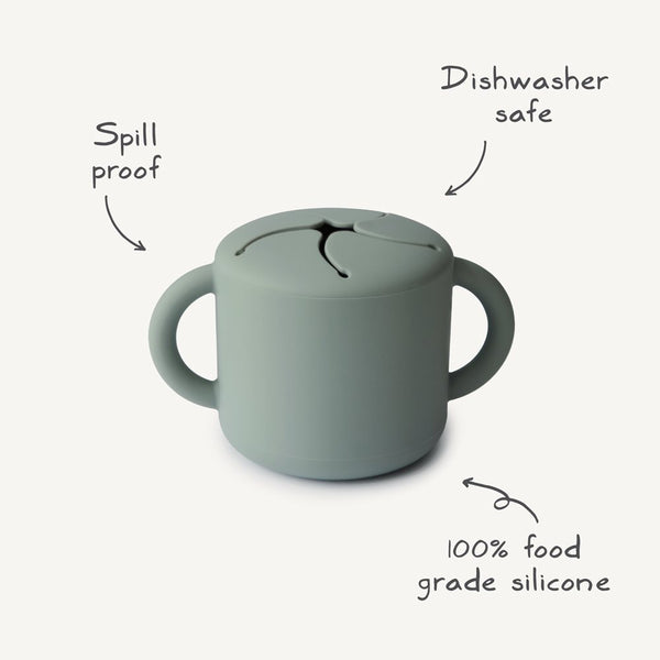 Mushie - Snack Cup - Powder Blue