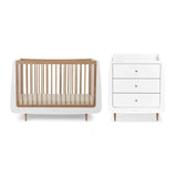 SnuzKot Skandi 2 Piece Nursery Furniture Set, the Natural Edit 'Oak'