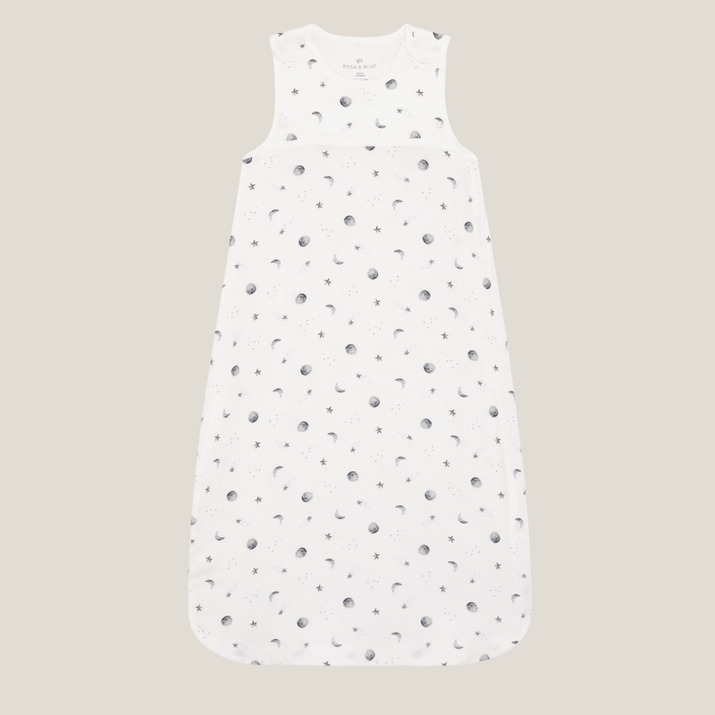 Muslin Sleeping Bag (0.5 TOG) - Starlit Moon