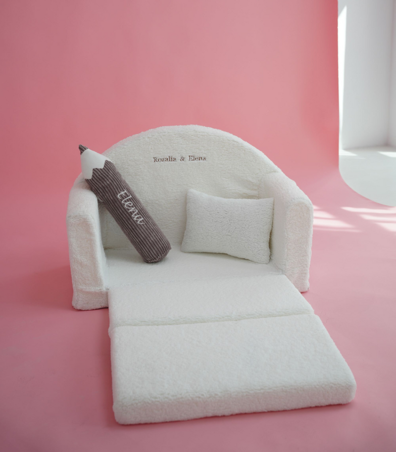 Personalised Toddler Boucle Sofa