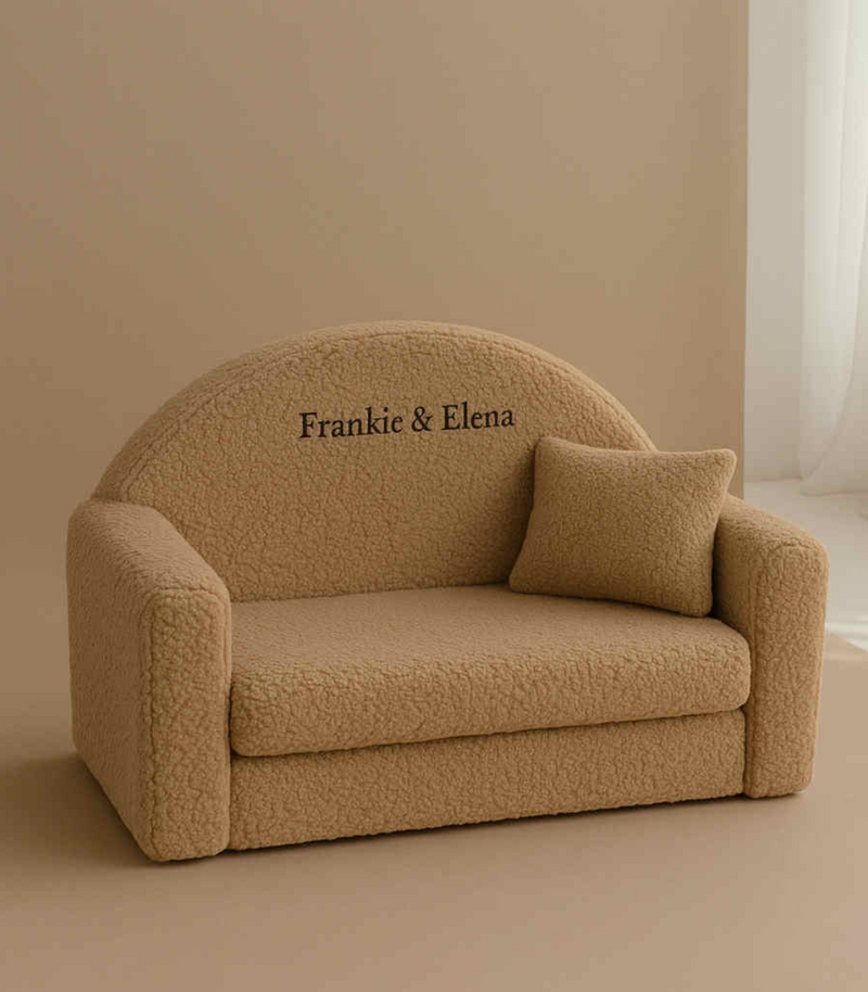 Personalised Toddler Boucle Sofa