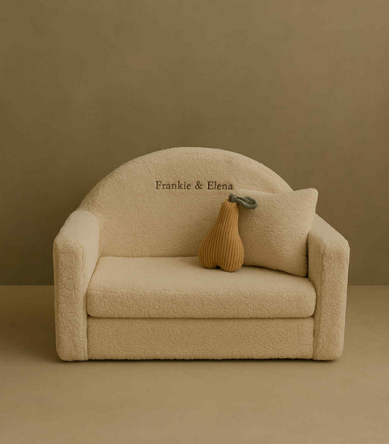 Personalised Toddler Boucle Sofa