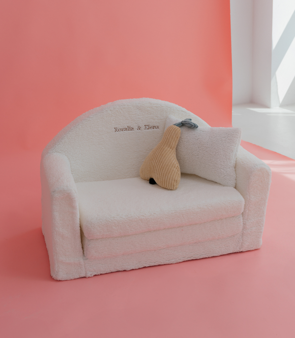 Personalised Toddler Boucle Sofa