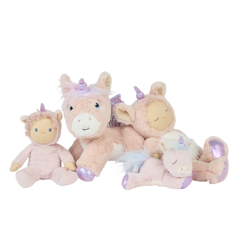 Dinkum Doll - Baby Unicorn - Sparkle