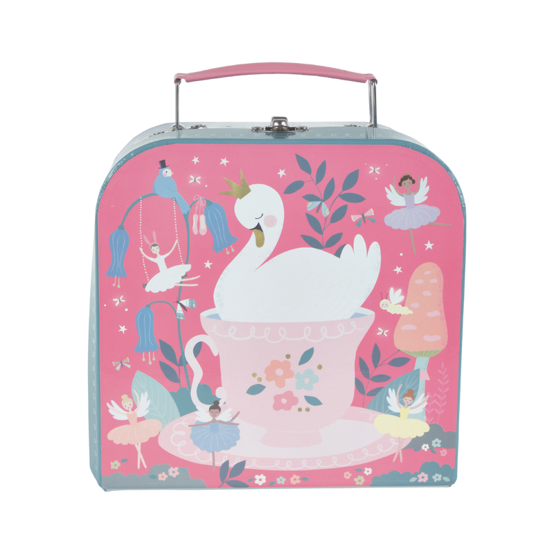 Tin Tea Set 7 Piece - Enchanted