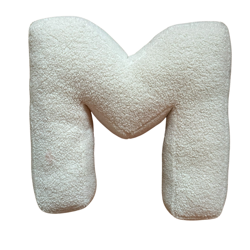 Boucle Letter Cushion