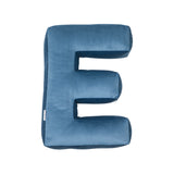 Betty's Home Blue Velvet Alphabet Cushion