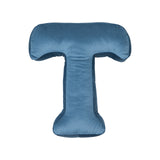 Betty's Home Blue Velvet Alphabet Cushion