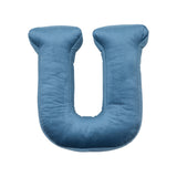 Betty's Home Blue Velvet Alphabet Cushion