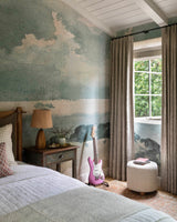 Watercolor Blue & Grey Cloud Wallpaper