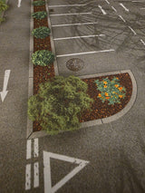 Realistic Car Park Play Mat – 1:64 Scale