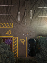 Realistic Car Park Play Mat – 1:64 Scale