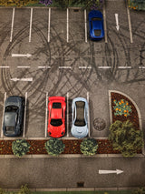 Realistic Car Park Play Mat – 1:64 Scale