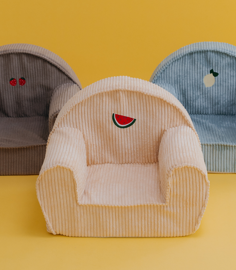 Toddler Corduroy Chair - Pear