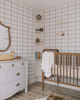 Woven Gingham Wallpaper