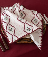 Napkins, Set of 2 - Berry Ribbons