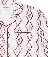 Women's Flannel Pyjamas - Berry Ribbons