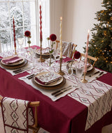 Cotton Place Mats, Set of 2 - Berry Ribbons
