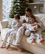 Baby Flannel Sleepsuit - Christmas Carousel