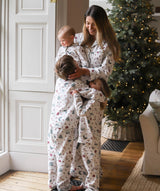 Baby Flannel Sleepsuit - Christmas Carousel