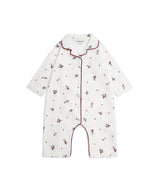 Baby Flannel Sleepsuit - Holly Scatter