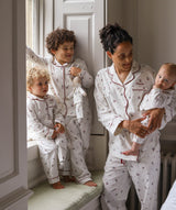 Baby Flannel Sleepsuit - Holly Scatter