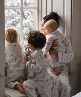 Baby Flannel Sleepsuit - Holly Scatter