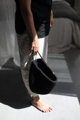 Crochet Hanging Bags | BLACK