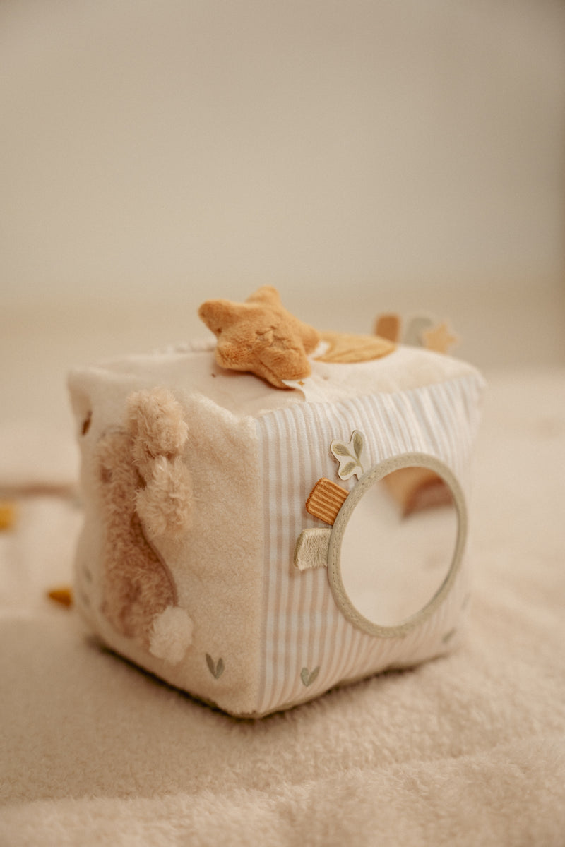 Little Dutch - Soft Activity Cube - Newborn Nautrals