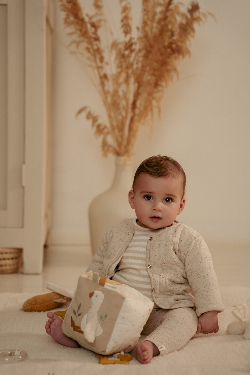 Little Dutch - Soft Activity Cube - Newborn Nautrals