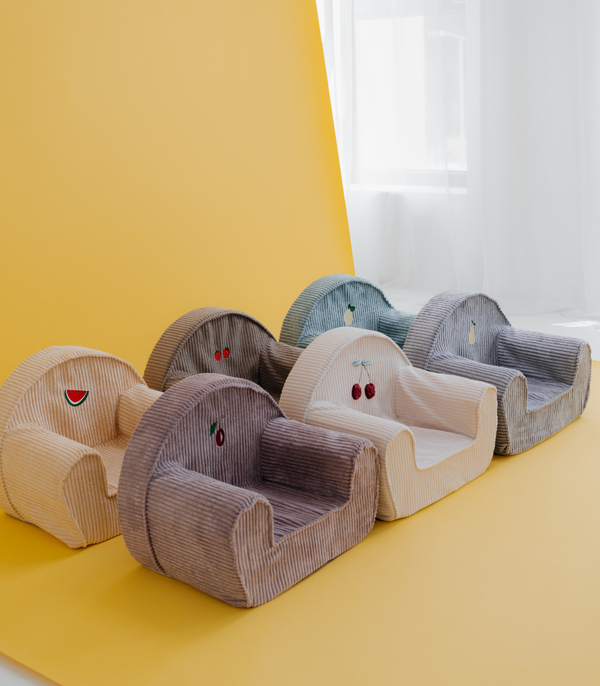 Toddler Corduroy Chair - Pear