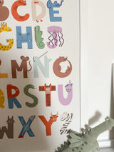 Animal Alphabet – Kids Wall Art