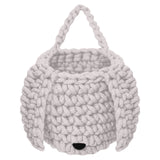 Crochet Bunny Basket | OATMEAL