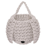 Crochet Bunny Basket | OATMEAL
