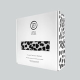 ANIMAL PRINT MUSLIN BLANKET - reversible - birth to 12 months